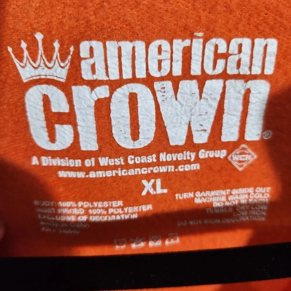American Crown Texas Mens XL Camo Realtree Quarter Zip Hunting Sweatshirt